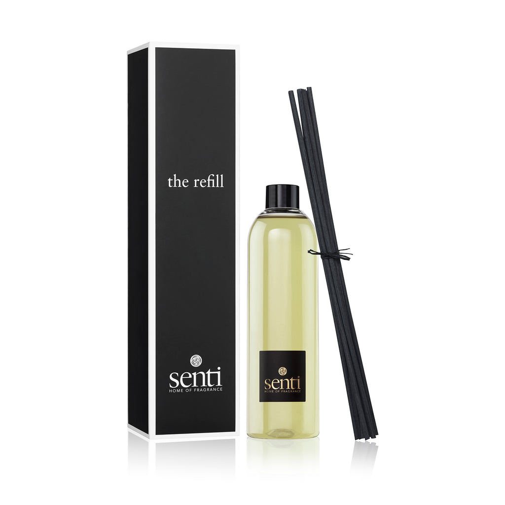 Sent Diffuser Refill The Refill - Mandarin & Cypress | Reed Diffuser Refill | Senti – Senti UK