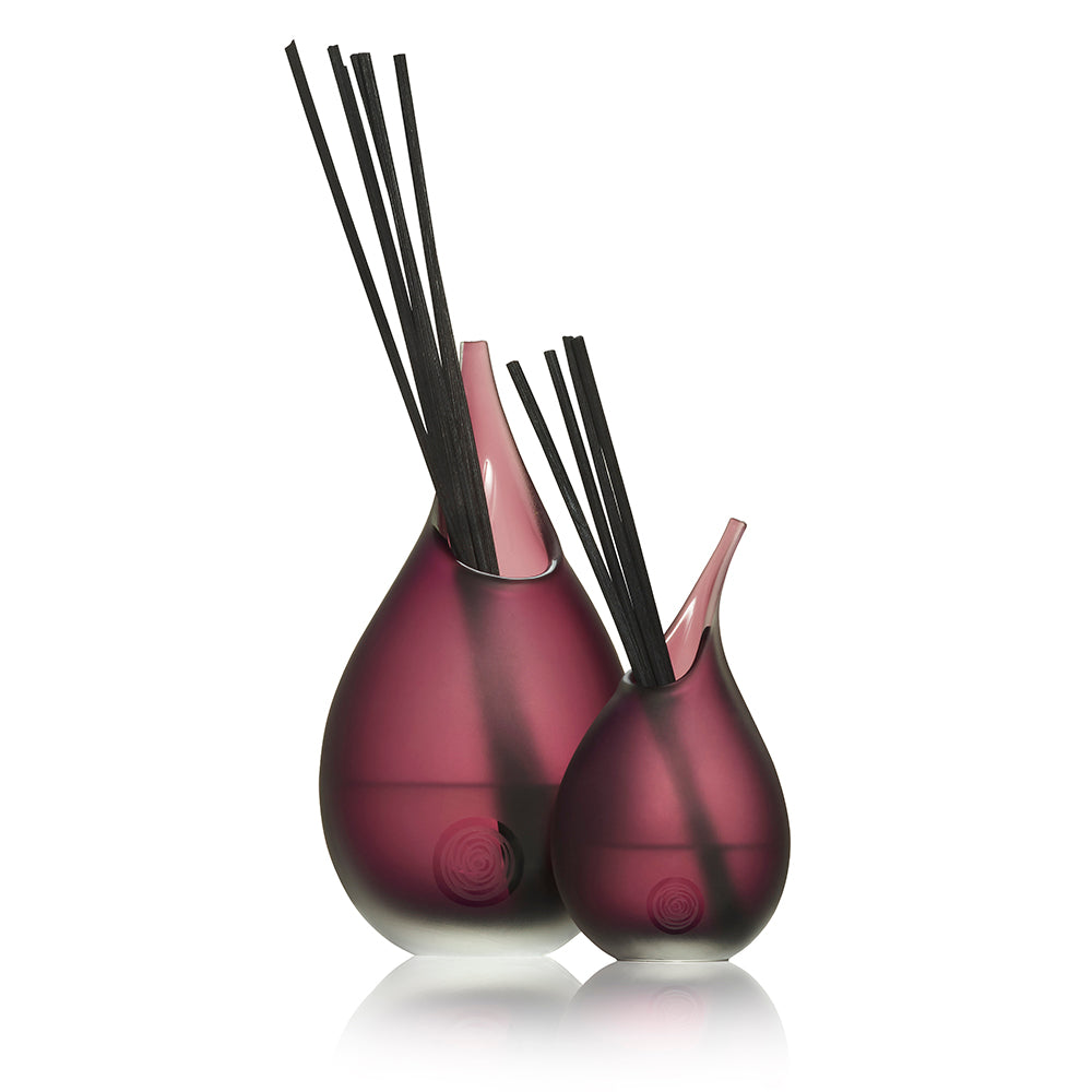 Duo Diffuser The Duo Claret | Luxury Hand-Blown Reed Diffuser | Amber & Oud – Senti UK